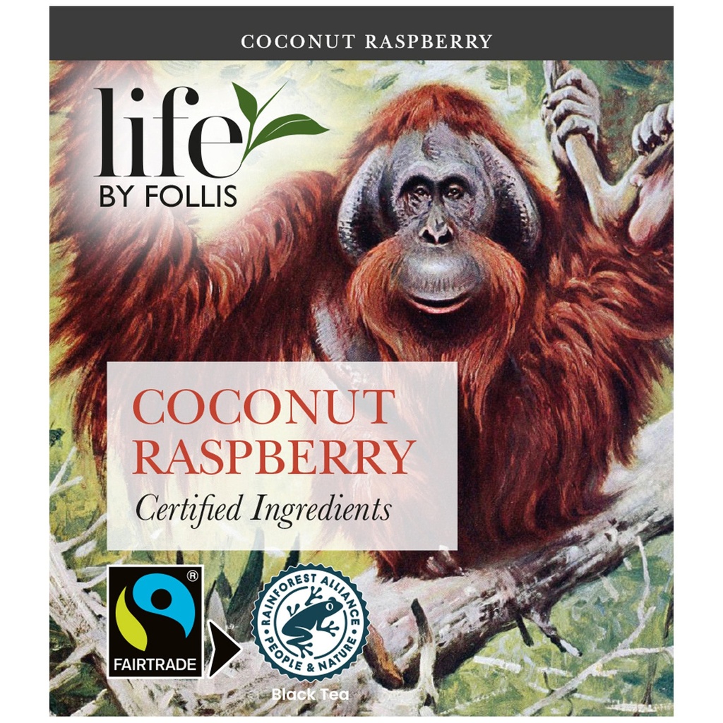 Te Coconut Raspberry Life of Follis 20-pack