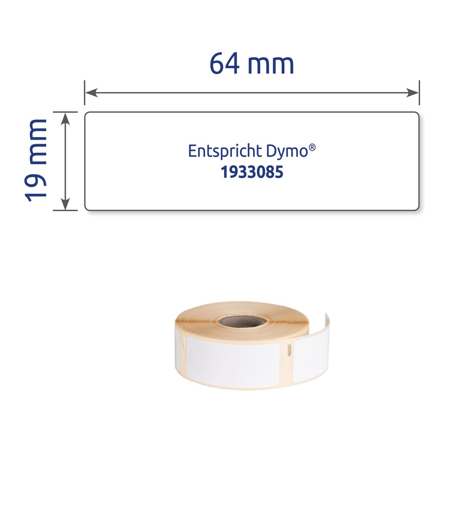 Etikett Avery durable 19 x 64 mm 450 st/fp