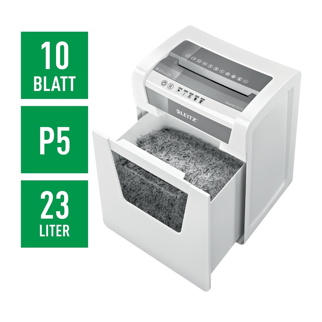 Dokumentförstörare Leitz IQ Office P5