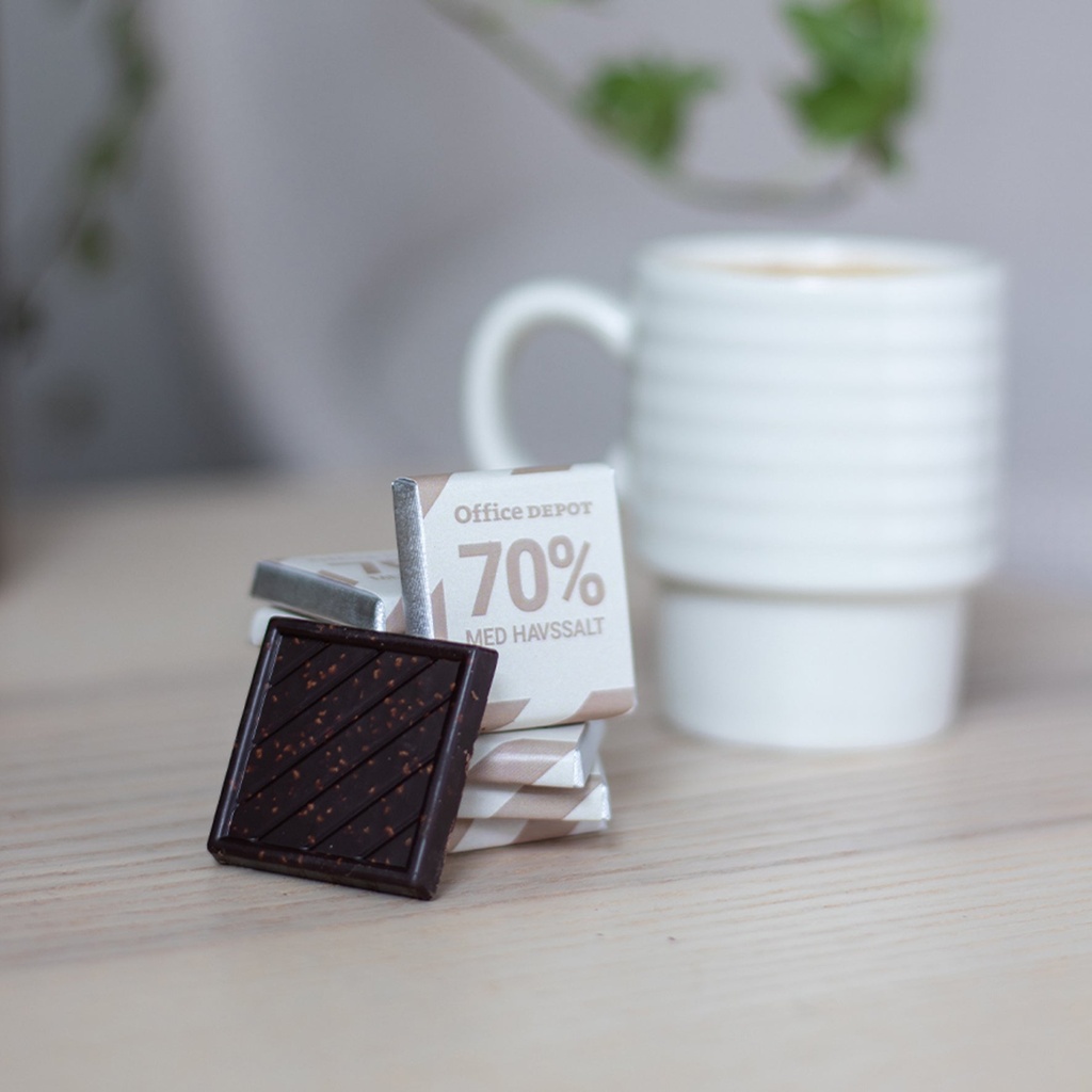 Choklad Havssalt 70% 5 g 75-pack