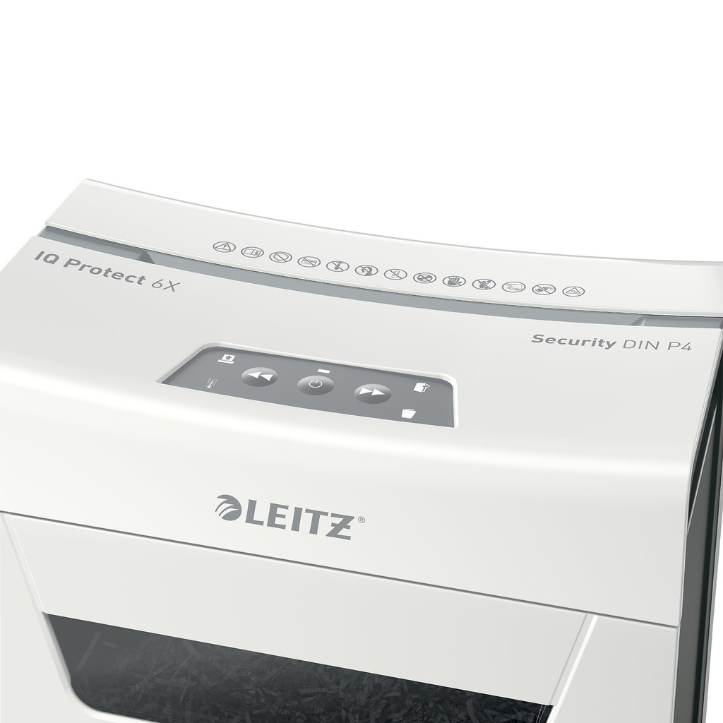Dokumentförstörare Leitz IQ Protect Premium 6X P4
