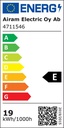 LED Superlux Airam normal E27 17,5W