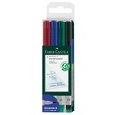 Märkpenna Faber Castell Medium vattenbaserat 4 st/fp