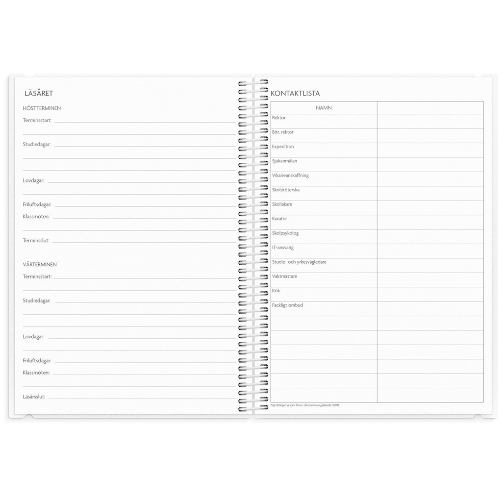 Lärarkalender för ämneslärare 2026/2027