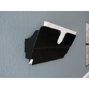 Broschyrställ vägg A4L magnetiskt svart