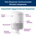 Dispenser Torkpapper Centrum Tork M2  vit