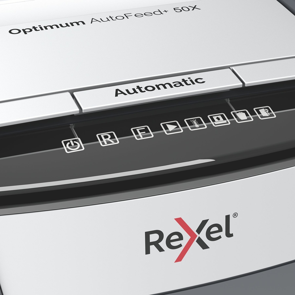 Dokumentförstörare Rexel Optimum AutoFeed+ 50X P4
