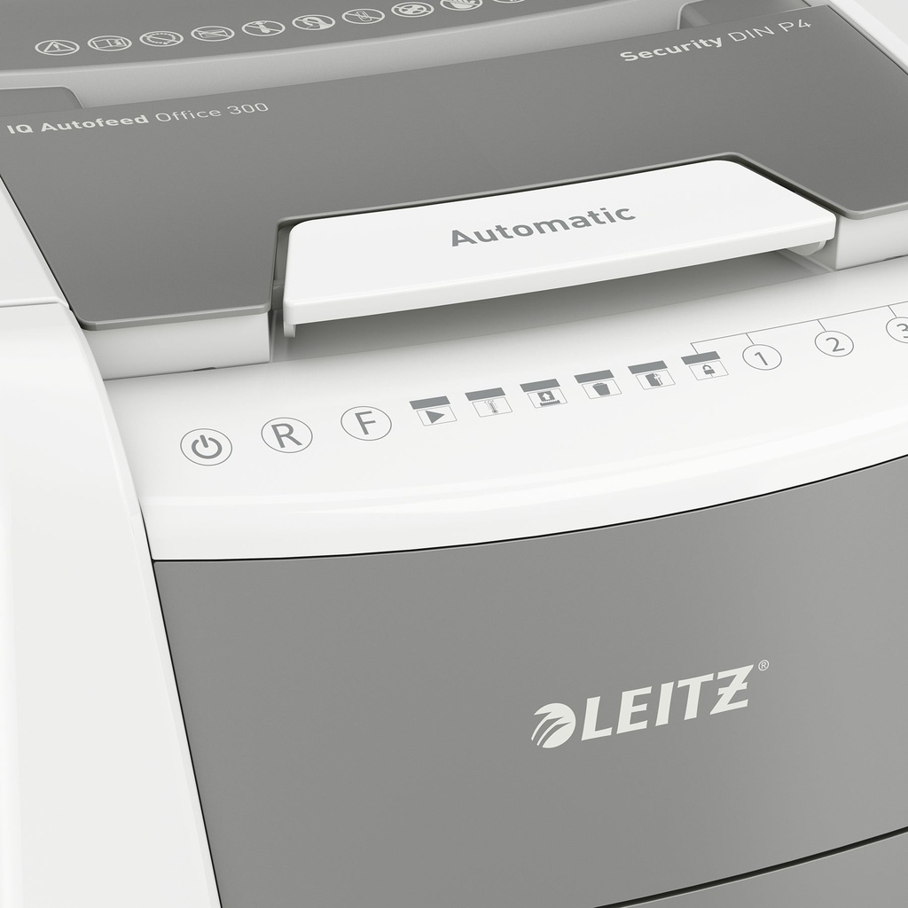 Dokumentförstörare Leitz IQ AutoFeed Office 300 P4