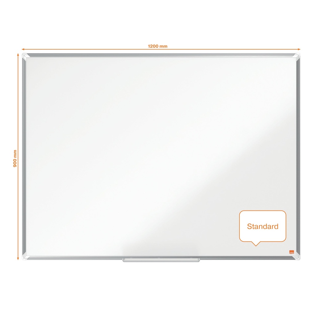 Whiteboard Premium Plus Emalj 1200 x 900 mm