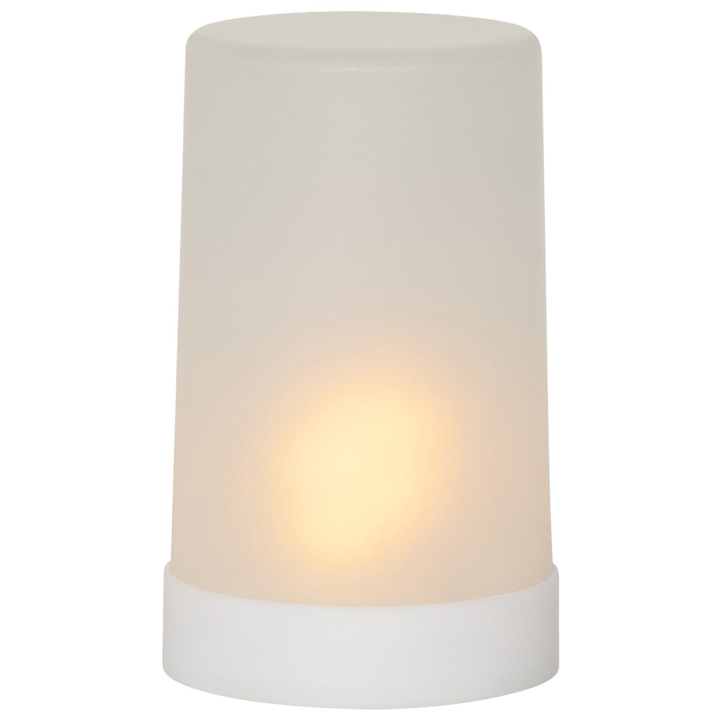Lykta frostad LED 14,5 cm