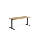 Skrivbord el 180x80 cm Ek/Svart