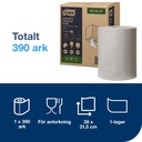 Rengöringduk Flexibel Tork W1/W2/W3 148,2 meter grå