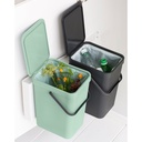 Sort&Go Väggmonteringsbar 2x12 l