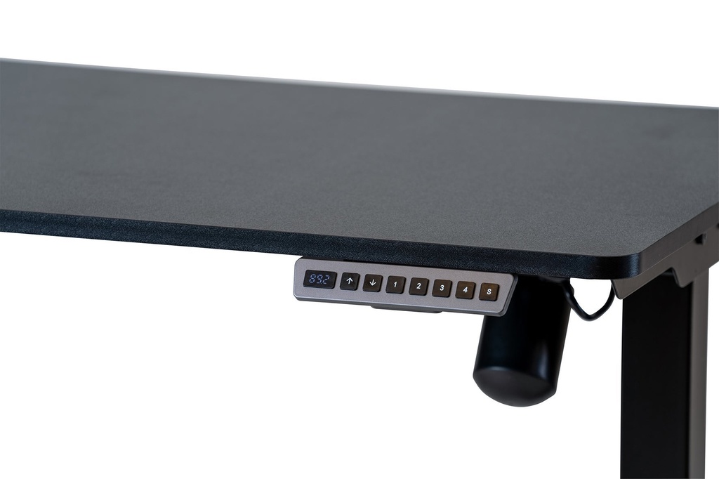 Skrivbord el höj- och sänkbart 120x60 cm Vit