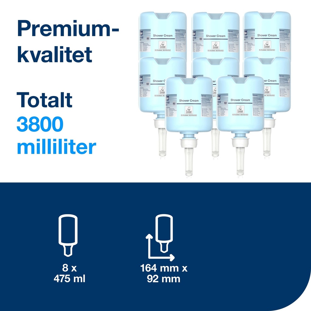 Tvål Tork Premium S2 Hair & Boby 475 ml