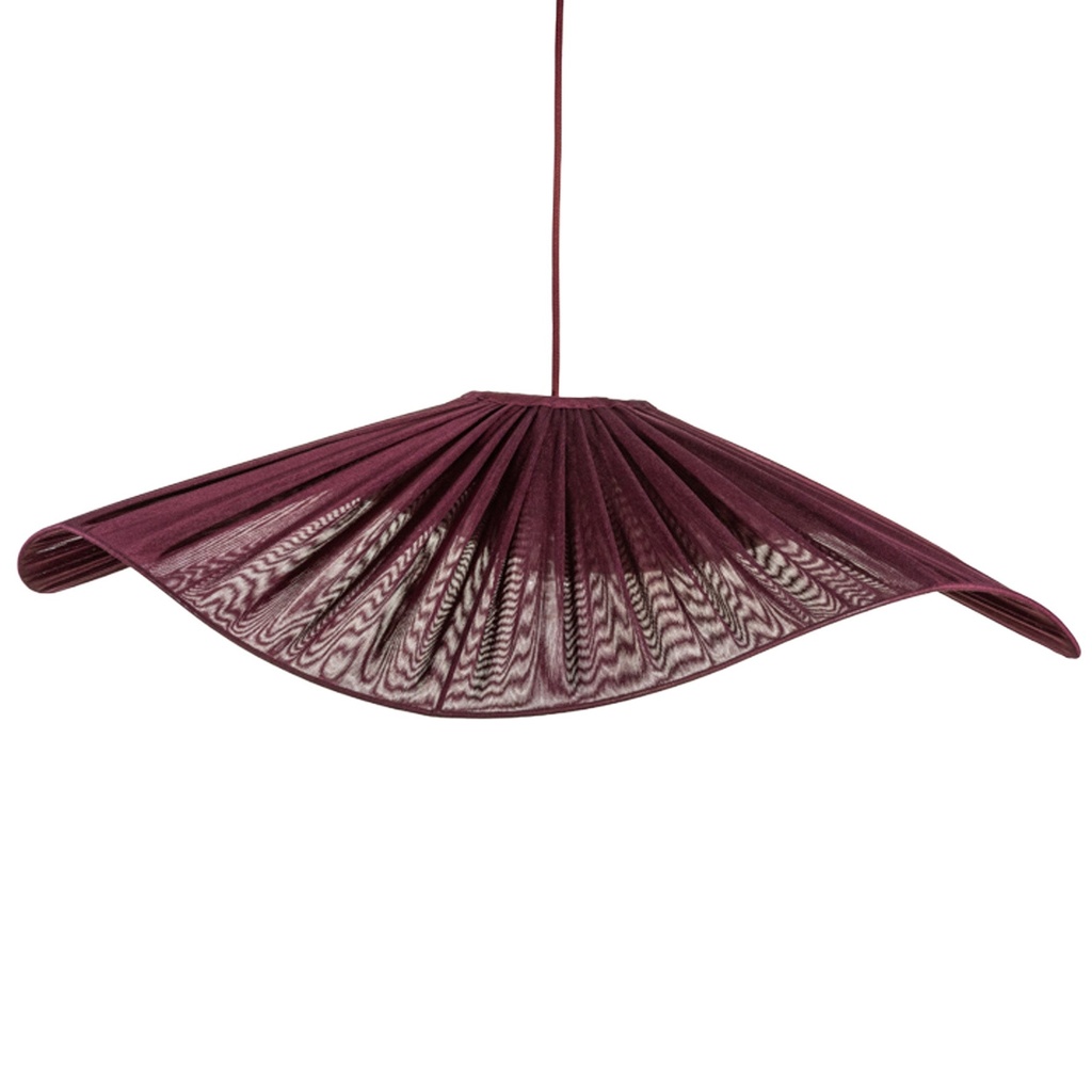 Taklampskärm Monstera D78 Nivi plommon