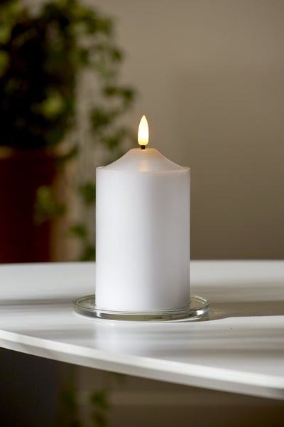 Blockljus LED Flamme Ø75 mm  H=150 mm Star Trading