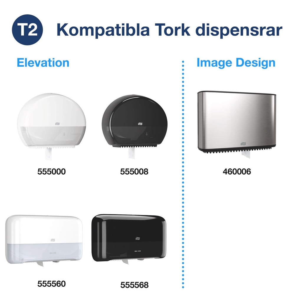 Toalettpapper Tork Mini Jumbo Universal T2  12 st/fp