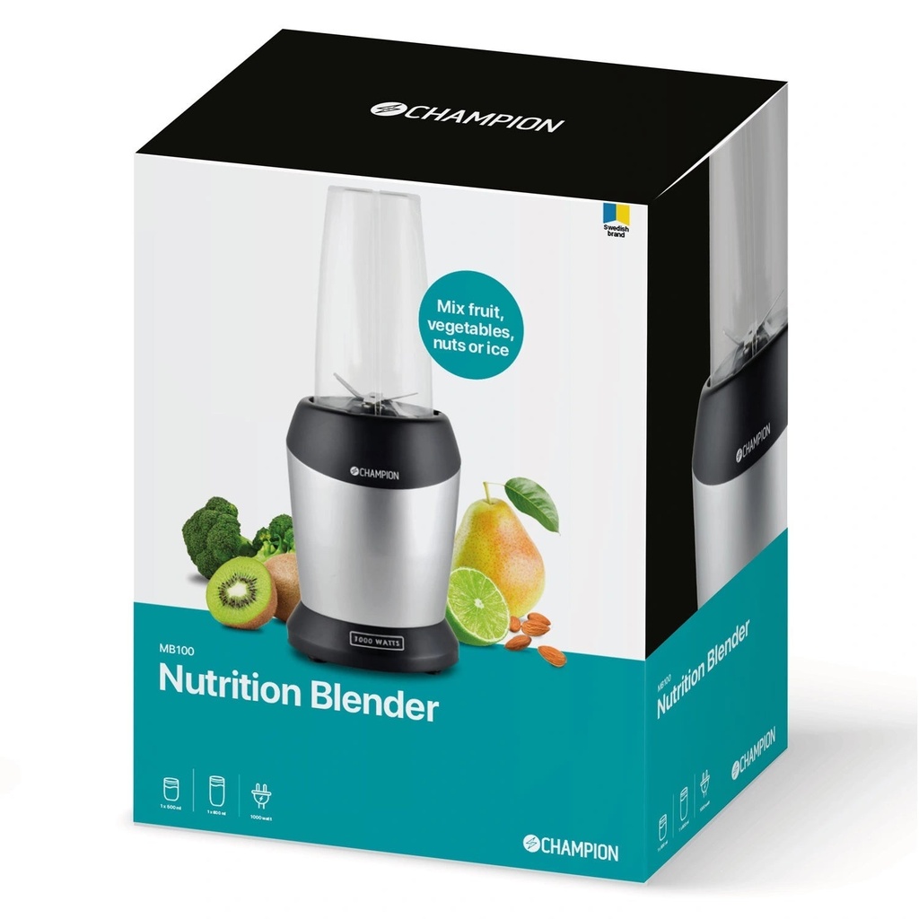 Nutrition Blender Champion 1000W