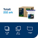 Våtdukar för handrengöring refill Tork W14 58-pack