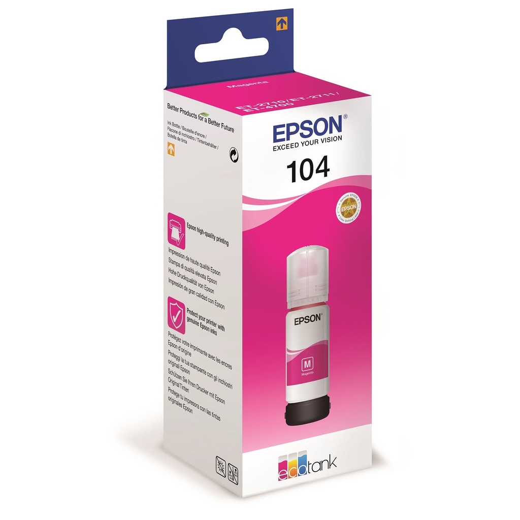 Bläck Epson 104 magenta