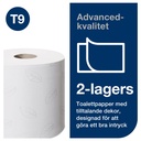 Toalettpapper SmartOne Mini Advanced Tork T9 Vit