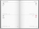 Kalender Stora Fick 2027 svart konstläder Burde