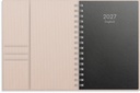 Dagbok 2027 beige konstläder Burde