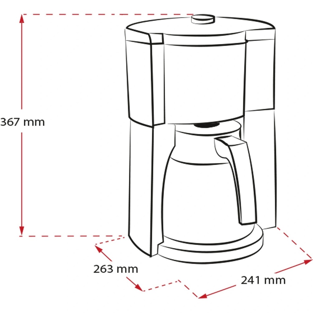 Termosbryggare Melitta LOOK 5.0 Therm Timer