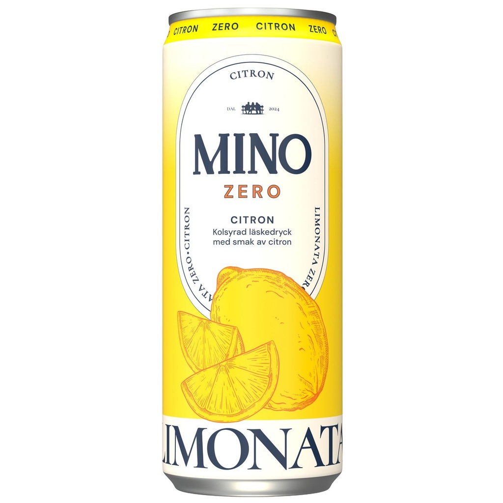 Läsk Mino Zero Citron 24x33 cl inkl pant
