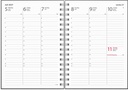 Kalender Weekly A6 2027 Eco Line Burde