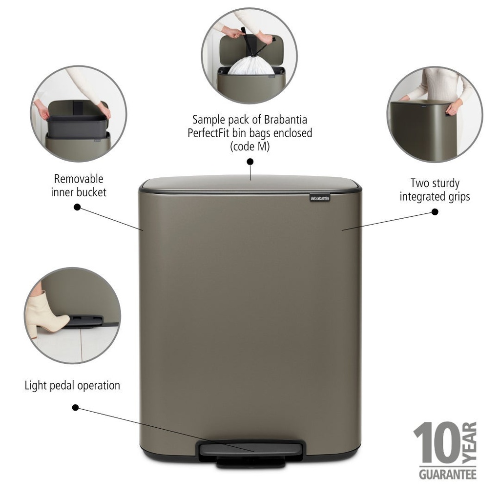 Pedalhink Bo 60 liter Platinum