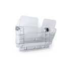 Broschyrställ vägg 2A4L magnetiskt transparent 2-pack
