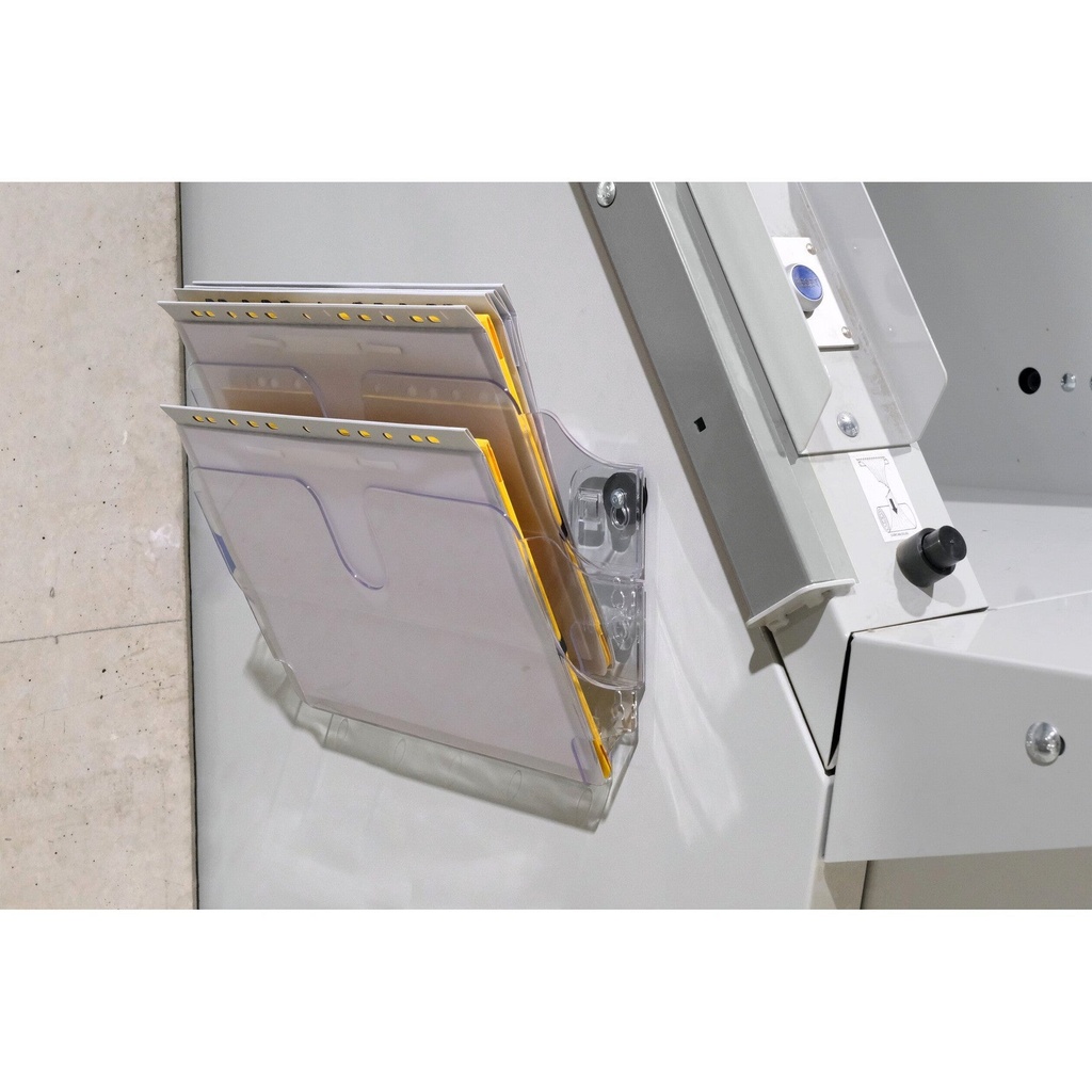 Broschyrställ vägg 2A4L magnetiskt transparent 2-pack