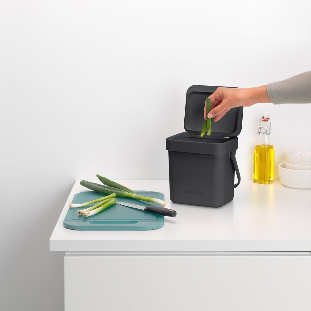 Avfallshink Sort&Go Grå 3 liter