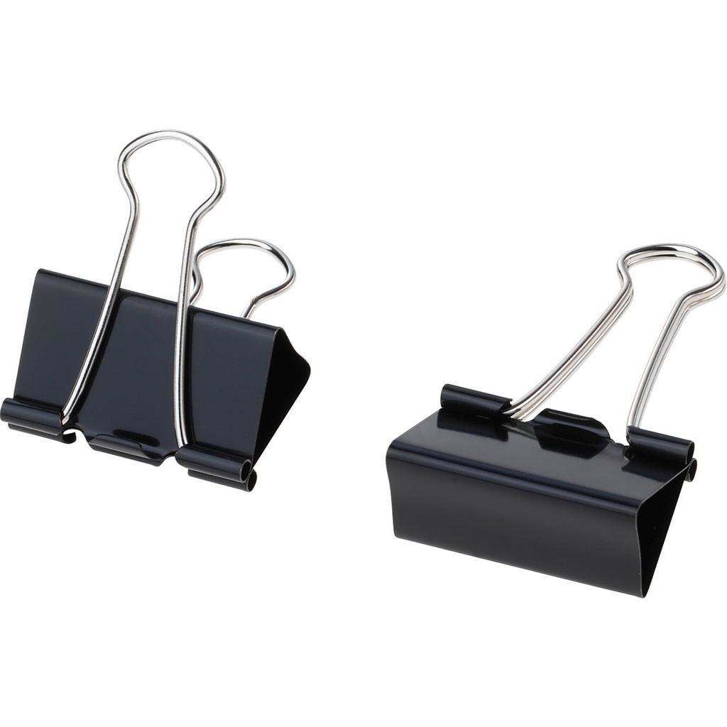 Pappersklämma Fold Back 19 mm 12-pack