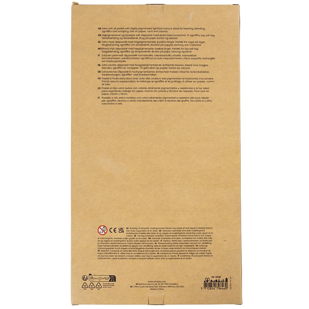 Oljespasteller 7 cm 11 mm 48-pack