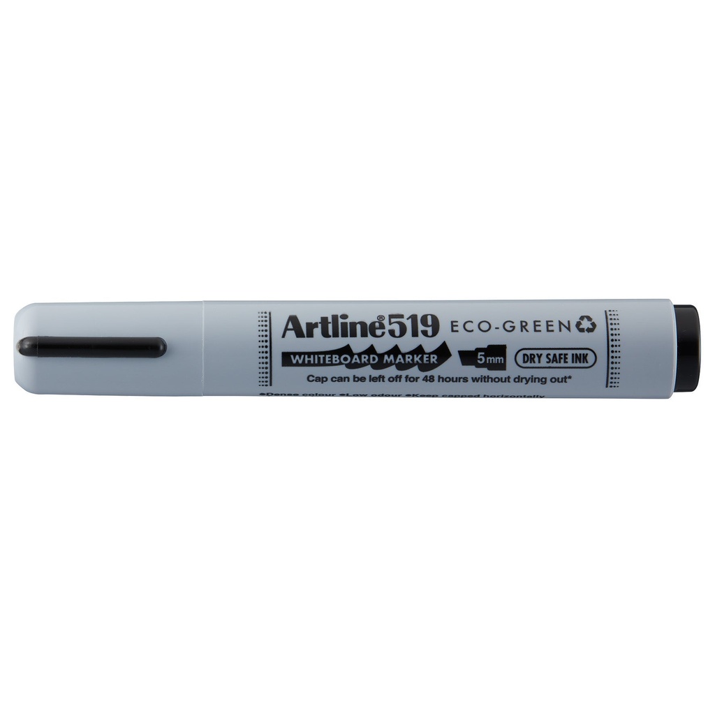 Whiteboardpenna Artline 519 Eco-Green snedskuren svart