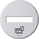 Lock papper vit