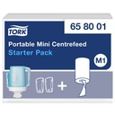 Dispenser + Torkrulle M1 bärbar Starter Pack