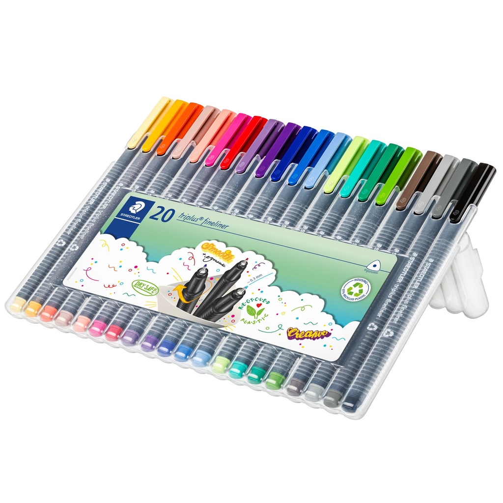 Fiberpenna Staedtler 0,3 20 st/fp