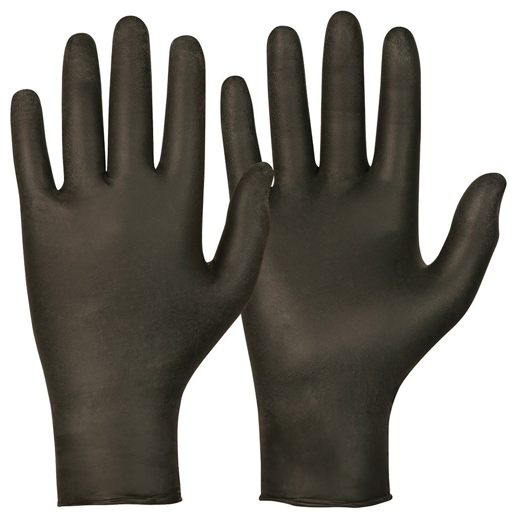 Handske Nitril svart S 100 st/fp