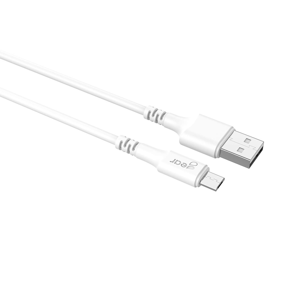 Laddkabel MicroUSB till USB-A 2 m vit
