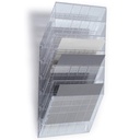Flexifack  6-fack liggande  transparent