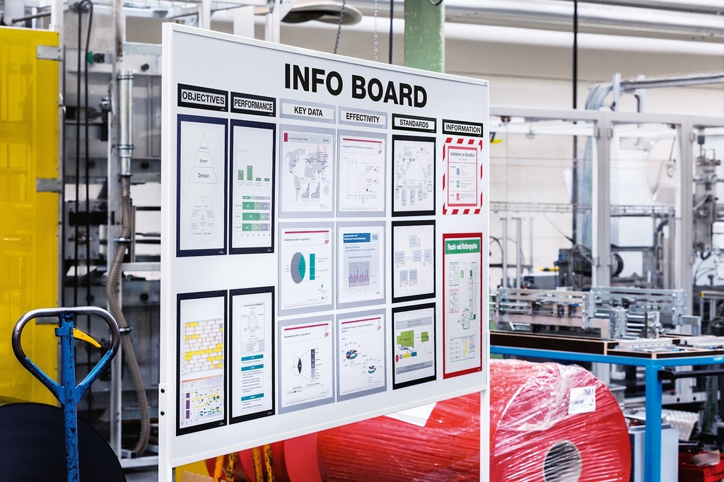 Inforam Duraframe Magnetic A4 svart