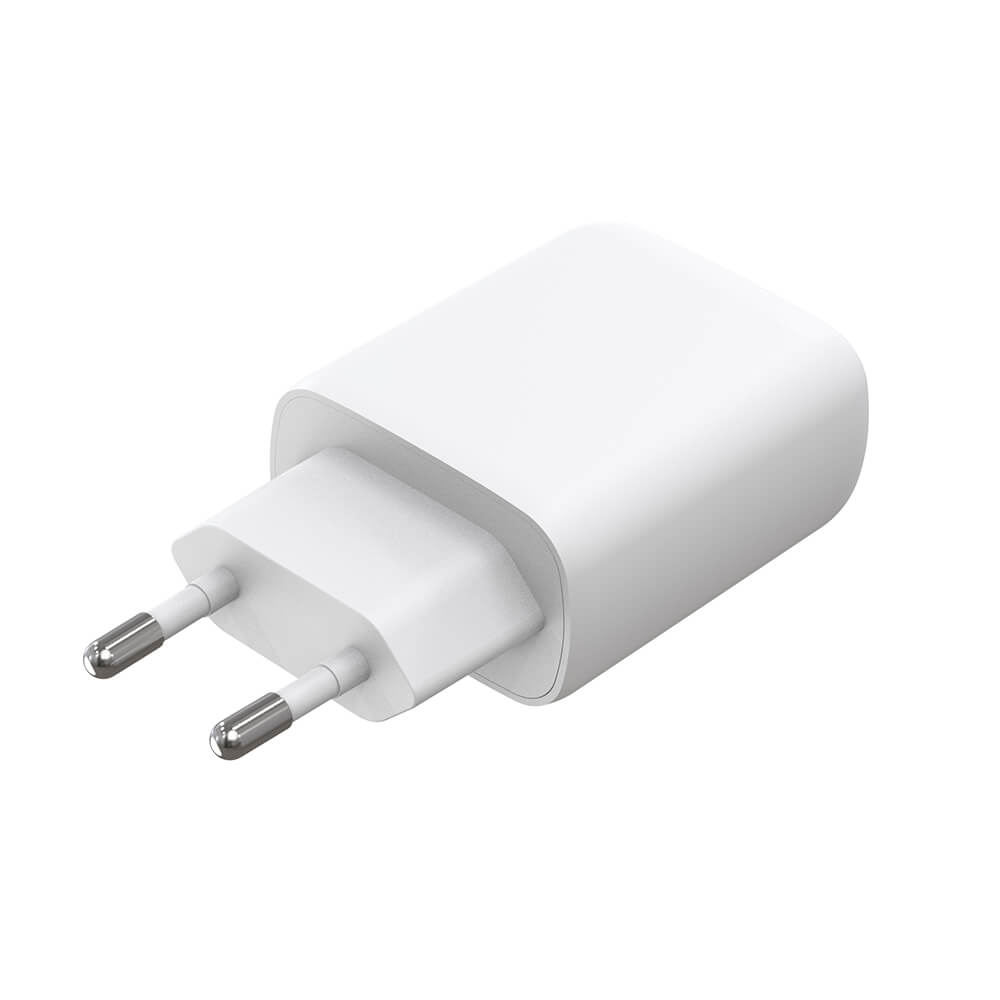 Laddare 1xUSB-C + 1xUSB-A PD/PPS 30W + 18W QC vit