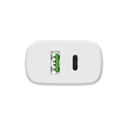Laddare 1xUSB-C + 1xUSB-A PD/PPS 30W + 18W QC vit