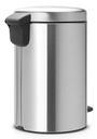 Pedalhink NI matt stål 12 liter