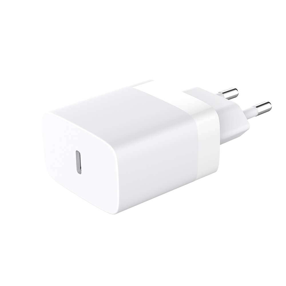 Laddare 1xUSB-C PD/PPS 30W + kabel USB-C till USB-C vit