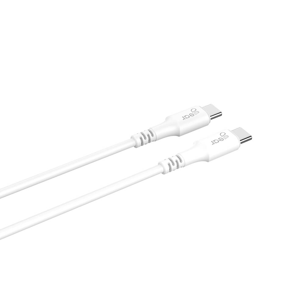 Laddare 1xUSB-C PD/PPS 30W + kabel USB-C till USB-C vit